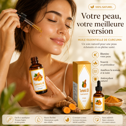 ÉCLAT D'OR - Huile de Curcuma Visage