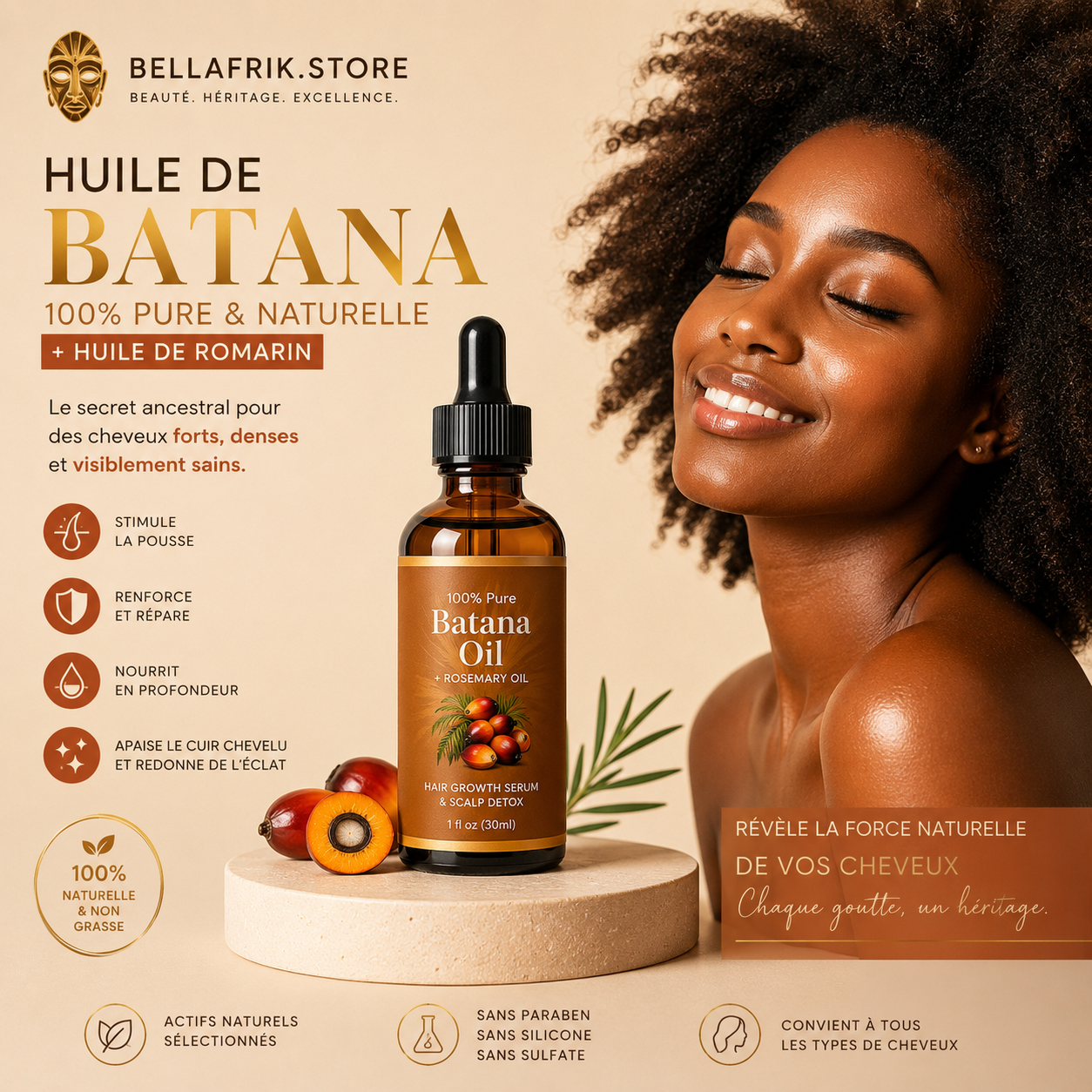 BellaHair Growth Oil Batana